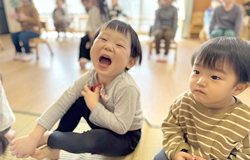 笑顔な子どもたちの様子